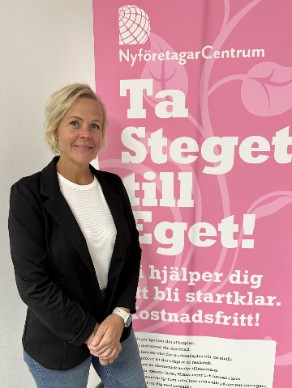 Porträtt på Teres Johansson från NyföretagarCentrum